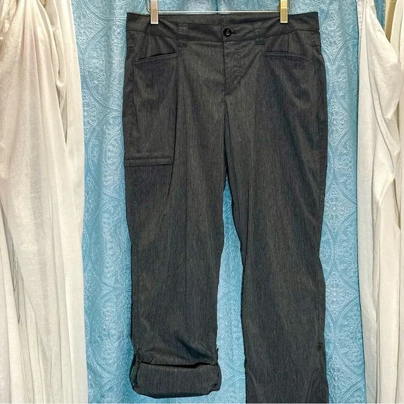 Eddie Bauer Horizon Roll Up Travex Straight Leg Pants Sz 12 - Picture 5 of 14